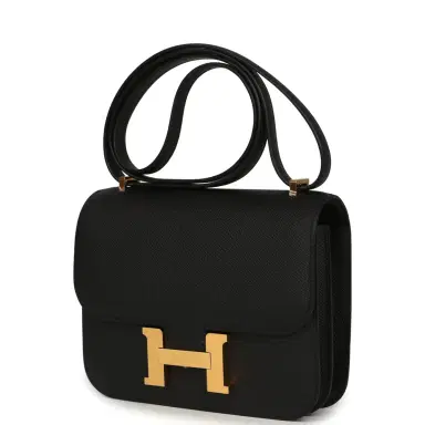 HERMÈS Hermes Constance 18 Black Epsom Gold Hardware | Thumbnail 5 HERMÈS Hermes Constance 18 Black Epsom Gold Hardware | Thumbnail 5