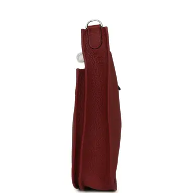 HERMÈS Hermes Evelyne III PM Rouge H Clemence Gold Hardware | Thumbnail 3 HERMÈS Hermes Evelyne III PM Rouge H Clemence Gold Hardware | Thumbnail 3