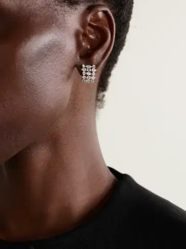 Kamyen Lumière 18-karat White Gold Diamond Hoop Earrings | Thumbnail 2 Kamyen Lumière 18-karat White Gold Diamond Hoop Earrings | Thumbnail 2