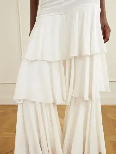 Sharon Wauchob Ruffled Silk Wide-leg Pants | Thumbnail 5 Sharon Wauchob Ruffled Silk Wide-leg Pants | Thumbnail 5