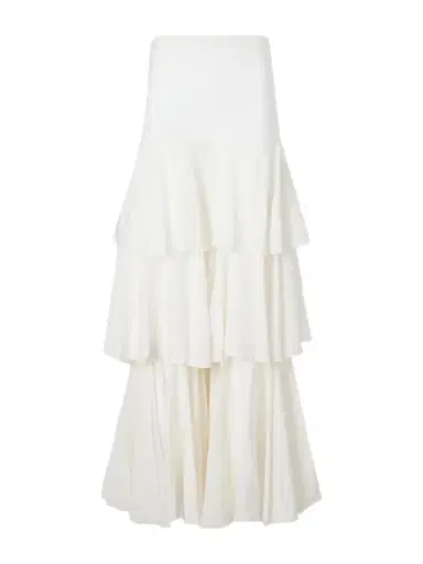 Sharon Wauchob Ruffled Silk Wide-leg Pants | Thumbnail 1 Sharon Wauchob Ruffled Silk Wide-leg Pants | Thumbnail 1