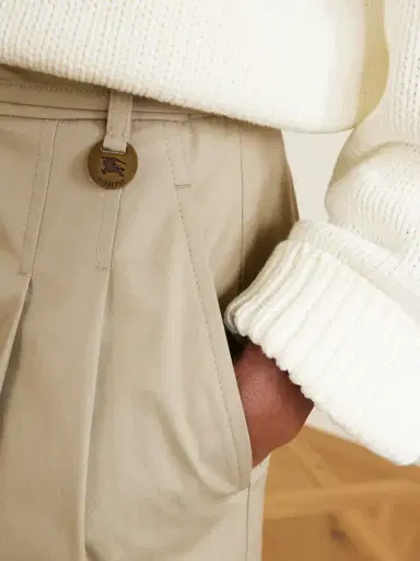 Burberry Belted Cotton-gabardine Shorts | Thumbnail 5 Burberry Belted Cotton-gabardine Shorts | Thumbnail 5