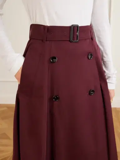 Burberry Belted Wool Midi Skirt | Thumbnail 5 Burberry Belted Wool Midi Skirt | Thumbnail 5