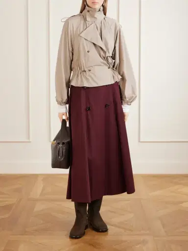 Burberry Buckled Suede Knee Boots | Thumbnail 4 Burberry Buckled Suede Knee Boots | Thumbnail 4