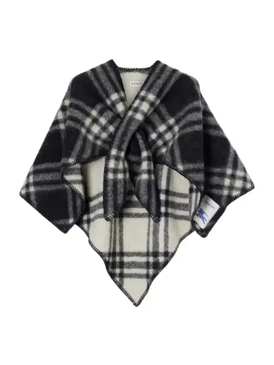 Burberry Checked Wool Scarf | Thumbnail 1 Burberry Checked Wool Scarf | Thumbnail 1