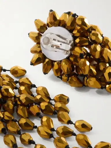 Isabel Marant Hanabi Gold-tone Crystal Clip Earrings | Thumbnail 3 Isabel Marant Hanabi Gold-tone Crystal Clip Earrings | Thumbnail 3