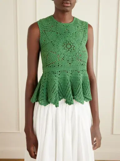 Ulla Johnson Cora Crochet-knit Cotton Top | Thumbnail 3 Ulla Johnson Cora Crochet-knit Cotton Top | Thumbnail 3