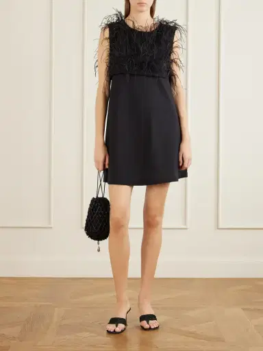 Sharon Wauchob Cato Feather-trimmed Silk Tank | Thumbnail 2 Sharon Wauchob Cato Feather-trimmed Silk Tank | Thumbnail 2