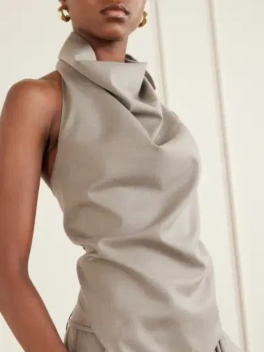 St. Agni Backless Wool-blend Top | Thumbnail 4 St. Agni Backless Wool-blend Top | Thumbnail 4