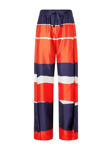 Loewe Printed Silk-twill Wide-leg Pants | Thumbnail 1 Loewe Printed Silk-twill Wide-leg Pants | Thumbnail 1
