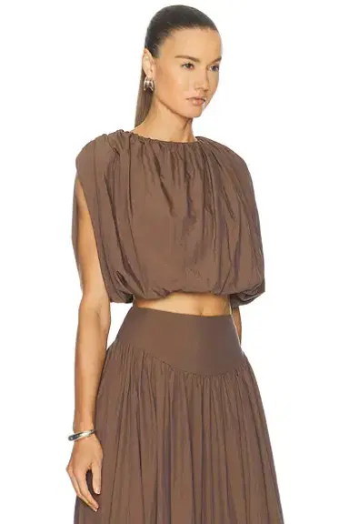 NICHOLAS Nadira Cropped Bubble Top | Thumbnail 2 NICHOLAS Nadira Cropped Bubble Top | Thumbnail 2