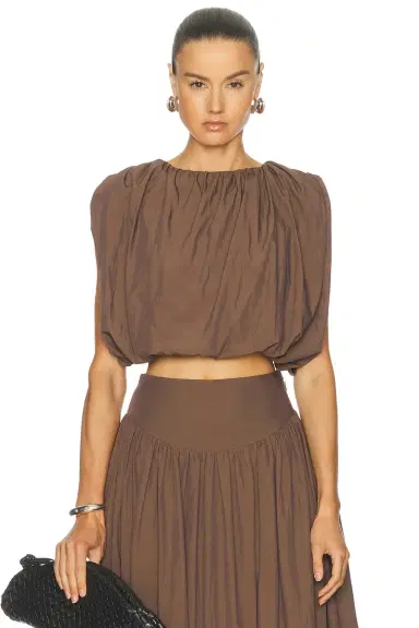 NICHOLAS Nadira Cropped Bubble Top | Thumbnail 5 NICHOLAS Nadira Cropped Bubble Top | Thumbnail 5