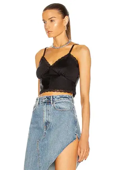 Alexander Wang Lace Trim Fitted Cami Top | Thumbnail 3 Alexander Wang Lace Trim Fitted Cami Top | Thumbnail 3