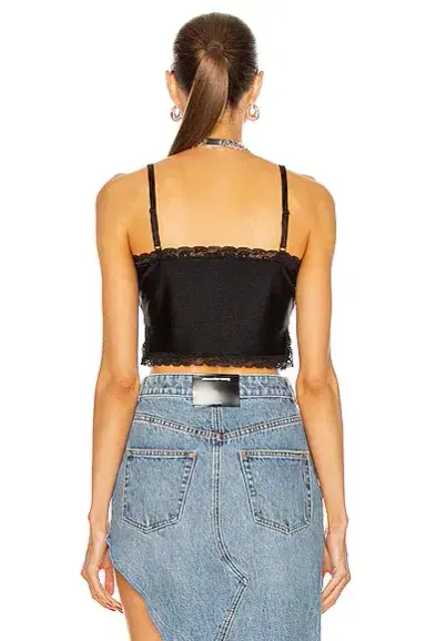Alexander Wang Lace Trim Fitted Cami Top | Thumbnail 4 Alexander Wang Lace Trim Fitted Cami Top | Thumbnail 4