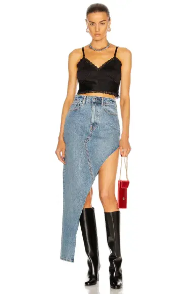 Alexander Wang Lace Trim Fitted Cami Top | Thumbnail 10 Alexander Wang Lace Trim Fitted Cami Top | Thumbnail 10