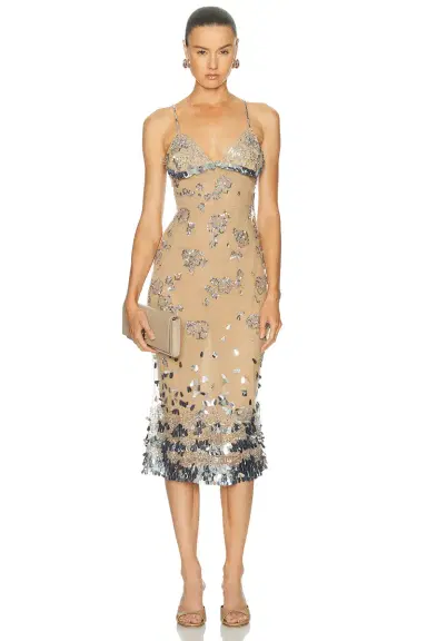 Mirror Palais Diamond Dusty Lady Length Dress | Thumbnail 5 Mirror Palais Diamond Dusty Lady Length Dress | Thumbnail 5