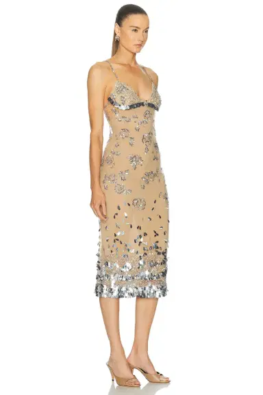 Mirror Palais Diamond Dusty Lady Length Dress | Thumbnail 6 Mirror Palais Diamond Dusty Lady Length Dress | Thumbnail 6