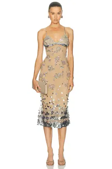 Mirror Palais Diamond Dusty Lady Length Dress | Thumbnail 1 Mirror Palais Diamond Dusty Lady Length Dress | Thumbnail 1