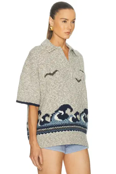 Polo Ralph Lauren Short Sleeve Polo Sweater | Thumbnail 6 Polo Ralph Lauren Short Sleeve Polo Sweater | Thumbnail 6