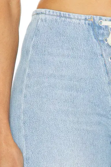 Mother The Laced Up Smoothie Sneak Jeans | Thumbnail 6 Mother The Laced Up Smoothie Sneak Jeans | Thumbnail 6