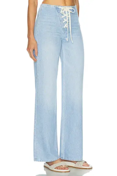 Mother The Laced Up Smoothie Sneak Jeans | Thumbnail 8 Mother The Laced Up Smoothie Sneak Jeans | Thumbnail 8
