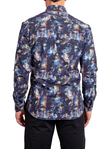 Maceoo Men's Fibonacci Stretch Ascension Shirt - Black | Thumbnail 6 Maceoo Men's Fibonacci Stretch Ascension Shirt - Black | Thumbnail 6