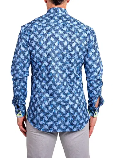 Maceoo Men's Einstein Stretch Ascension Shirt - Blue - Size XXXXL | Thumbnail 6 Maceoo Men's Einstein Stretch Ascension Shirt - Blue - Size XXXXL | Thumbnail 6