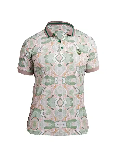 Maceoo Men's Ascension Polo Shirt - Green | Thumbnail 1 Maceoo Men's Ascension Polo Shirt - Green | Thumbnail 1