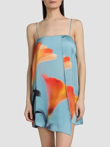 Misa Los Angeles Women's Inez Printed Shift Minidress - Fire Petal - Size XL | Thumbnail 3 Misa Los Angeles Women's Inez Printed Shift Minidress - Fire Petal - Size XL | Thumbnail 3