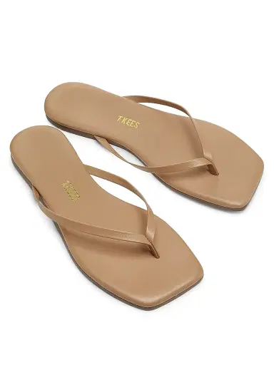 Tkees Women's Square-Toe Lily Leather Sandals - Coco Butter | Thumbnail 4 Tkees Women's Square-Toe Lily Leather Sandals - Coco Butter | Thumbnail 4
