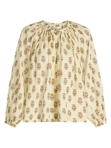 DÔEN Women's Jonie Floral Cotton Top | Thumbnail 1 DÔEN Women's Jonie Floral Cotton Top | Thumbnail 1