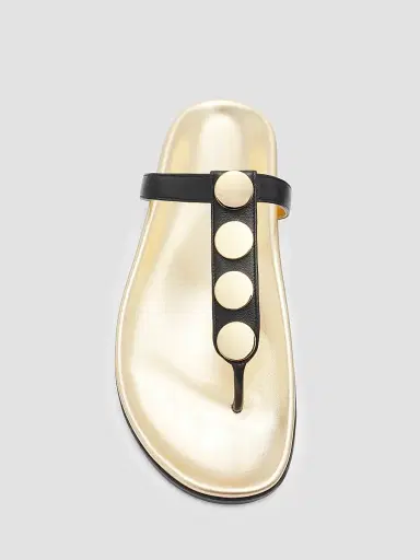 Manolo Blahnik Women's Ruja Dome-Stud Leather Thong Sandals | Thumbnail 5 Manolo Blahnik Women's Ruja Dome-Stud Leather Thong Sandals | Thumbnail 5