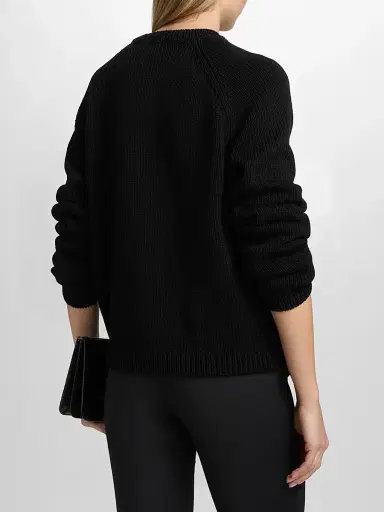 TOTEME Women's Hammered Button Cotton Cardigan | Thumbnail 5 TOTEME Women's Hammered Button Cotton Cardigan | Thumbnail 5