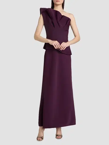 Acler Women's Forever Young Lugano Maxi Dress - Fig | Thumbnail 2 Acler Women's Forever Young Lugano Maxi Dress - Fig | Thumbnail 2