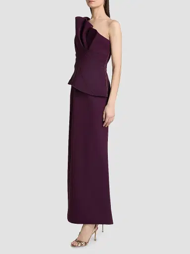 Acler Women's Forever Young Lugano Maxi Dress - Fig | Thumbnail 4 Acler Women's Forever Young Lugano Maxi Dress - Fig | Thumbnail 4