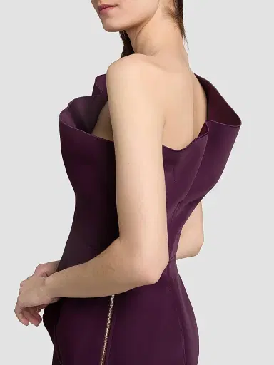 Acler Women's Forever Young Lugano Maxi Dress - Fig | Thumbnail 6 Acler Women's Forever Young Lugano Maxi Dress - Fig | Thumbnail 6