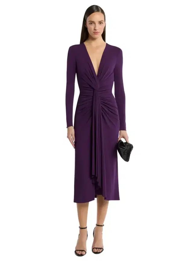 Stretch Matte Jersey Saroung Dress Stretch Matte Jersey Saroung Dress