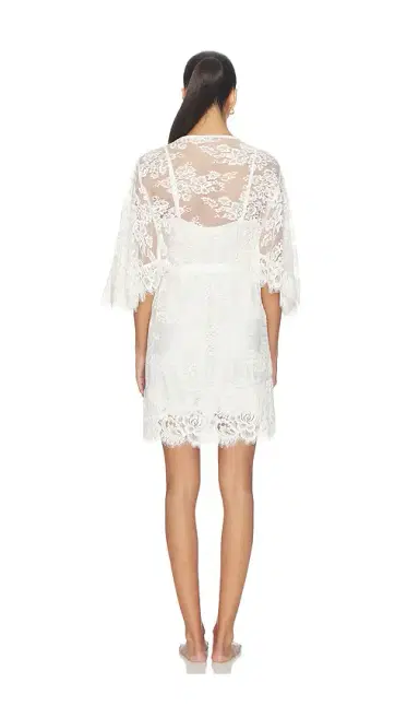 homebodii Peyton Short Lace Robe | Thumbnail 4 homebodii Peyton Short Lace Robe | Thumbnail 4