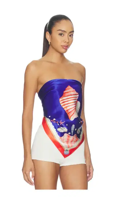 retrofete Alivia Silk Top | Thumbnail 2 retrofete Alivia Silk Top | Thumbnail 2