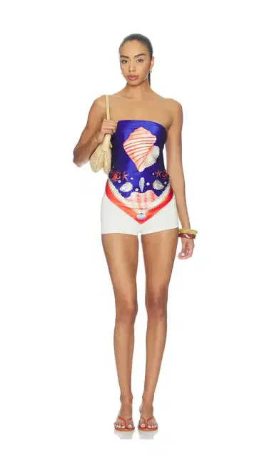 retrofete Alivia Silk Top | Thumbnail 4 retrofete Alivia Silk Top | Thumbnail 4