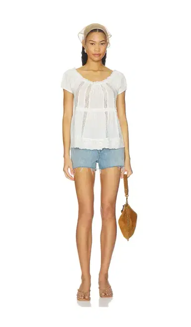 For Love & Lemons Breezy Cotton Top | Thumbnail 4 For Love & Lemons Breezy Cotton Top | Thumbnail 4