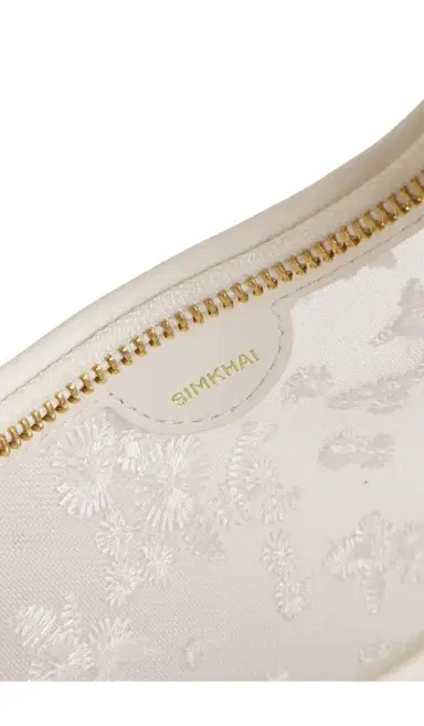 Simkhai Nixi Floral Embroidered Mesh Twist Handle Bag | Thumbnail 5 Simkhai Nixi Floral Embroidered Mesh Twist Handle Bag | Thumbnail 5