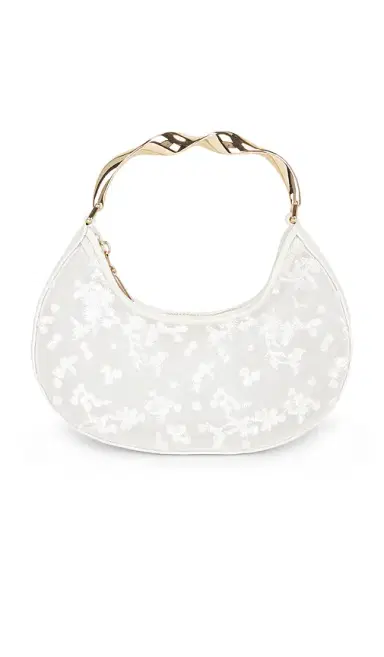 Simkhai Nixi Floral Embroidered Mesh Twist Handle Bag | Thumbnail 1 Simkhai Nixi Floral Embroidered Mesh Twist Handle Bag | Thumbnail 1