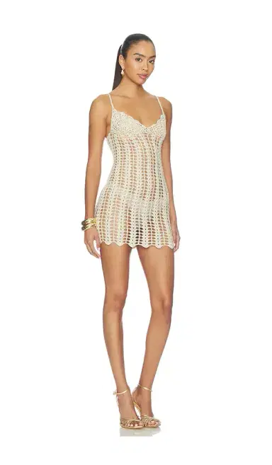 superdown Magnolia Crochet Mini Dress | Thumbnail 2 superdown Magnolia Crochet Mini Dress | Thumbnail 2
