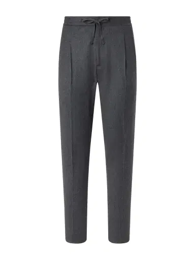 Lardini Straight-Leg Wool and Cashmere-Blend Flannel Trousers - Men | Thumbnail 1 Lardini Straight-Leg Wool and Cashmere-Blend Flannel Trousers - Men | Thumbnail 1