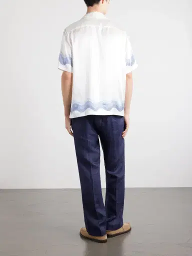 Frescobol Carioca Roberto Silk Shirt - Men | Thumbnail 4 Frescobol Carioca Roberto Silk Shirt - Men | Thumbnail 4