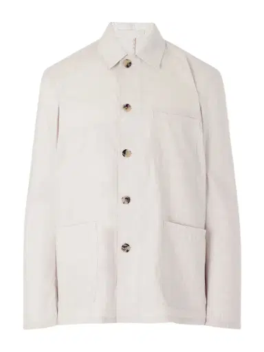 Paul Smith Linen and Wool-Blend Overshirt - Men | Thumbnail 1 Paul Smith Linen and Wool-Blend Overshirt - Men | Thumbnail 1