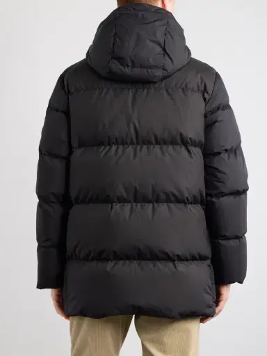 Burberry Hooded Wool-Trimmed Quilted Shell Down Jacket - Men | Thumbnail 4 Burberry Hooded Wool-Trimmed Quilted Shell Down Jacket - Men | Thumbnail 4