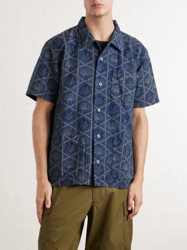 RRL Printed Linen and Cotton-Blend Shirt - Men | Thumbnail 3 RRL Printed Linen and Cotton-Blend Shirt - Men | Thumbnail 3
