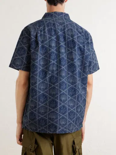 RRL Printed Linen and Cotton-Blend Shirt - Men | Thumbnail 4 RRL Printed Linen and Cotton-Blend Shirt - Men | Thumbnail 4